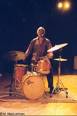 Denis Charles at the drums